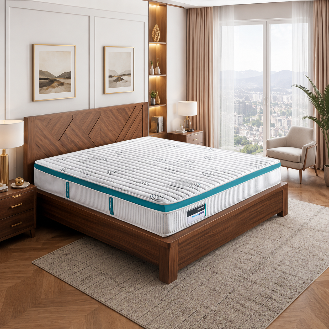 Nilkamal Sleep Ortho Plus Euro Top  Mattress